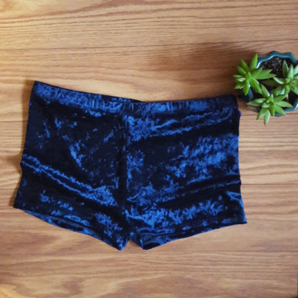 Velour Short Shorts